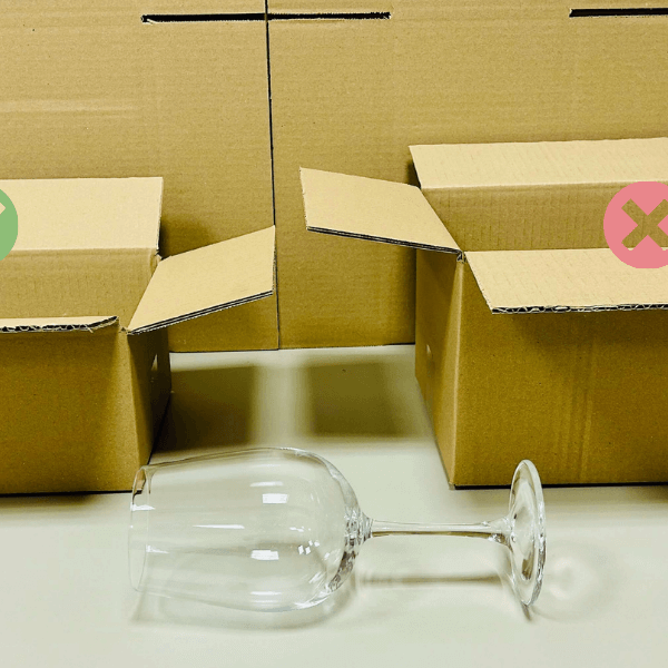 Air cushion film for packing fragile glass or candles