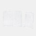 Two air cushion film sheets side by side, 570 × 320 mm