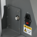 Power switch and connection detail on Air Column Machine Q20