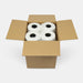 Cardboard box with four 400 × 300 mm air cushion film rolls for air-filling machines