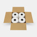 Box containing four air pillow rolls, 200 × 120 mm format for D10 and D80 machines