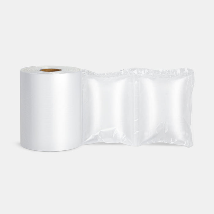 Air pillows roll 200 × 150 mm with inflated film, 500 meters long
