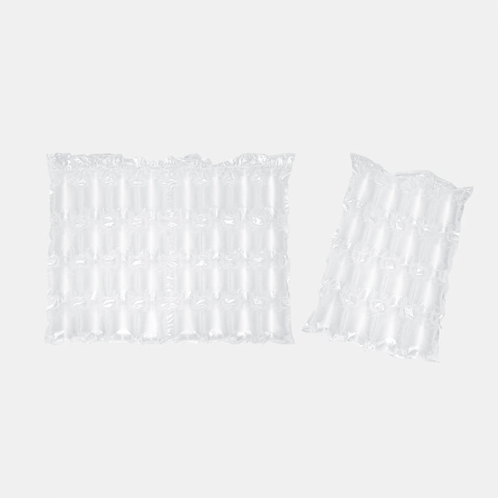 Two perforated sections of 400 × 250 mm bubble film side by side