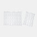 Two perforated sections of 400 × 250 mm bubble film side by side