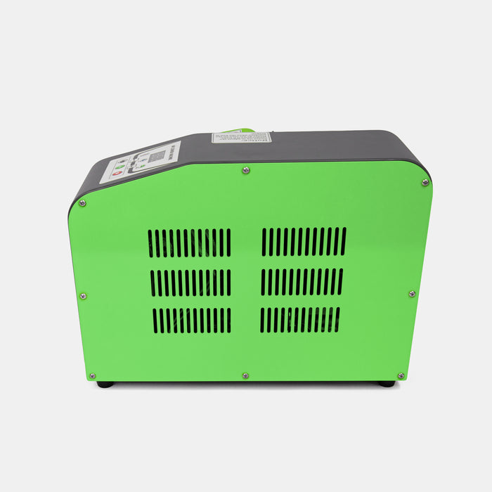 Close-up of side ventilation panel of the D10 air cushion machine
