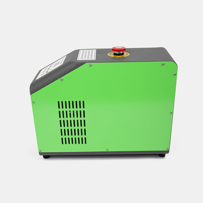 Close-up of side ventilation panel of the D80 air cushion machine