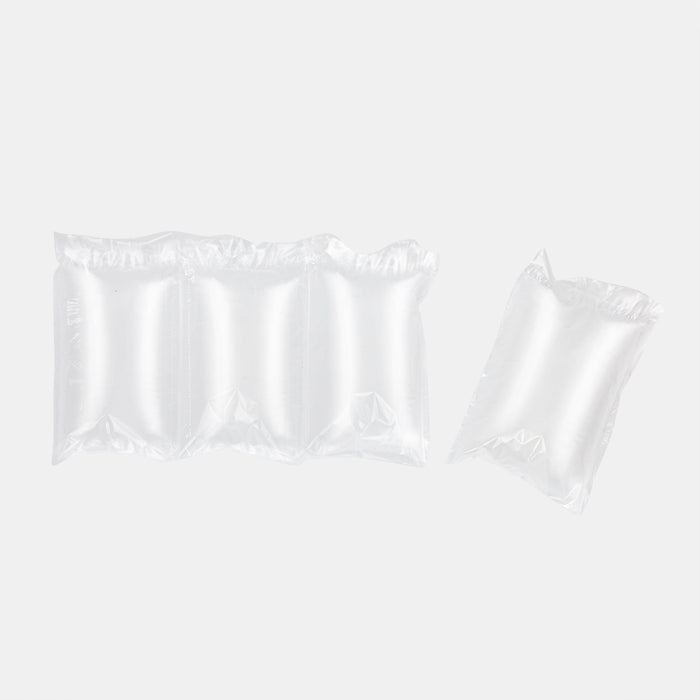 Two side-by-side rows of 200 × 120 mm air pillows
