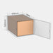 DPD L100% parcel locker box 600×420×350 mm placed inside parcel locker compartment with dimensions labeled