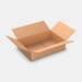 DPD M100% parcel locker box 600×420×160 mm – open cardboard box on white background