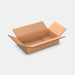 DPD XS50% parcel locker box 300×170×70 mm – open cardboard box on white background