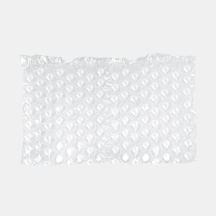 Flat inflated bubble film sheet from 400 × 320 mm air cushion roll