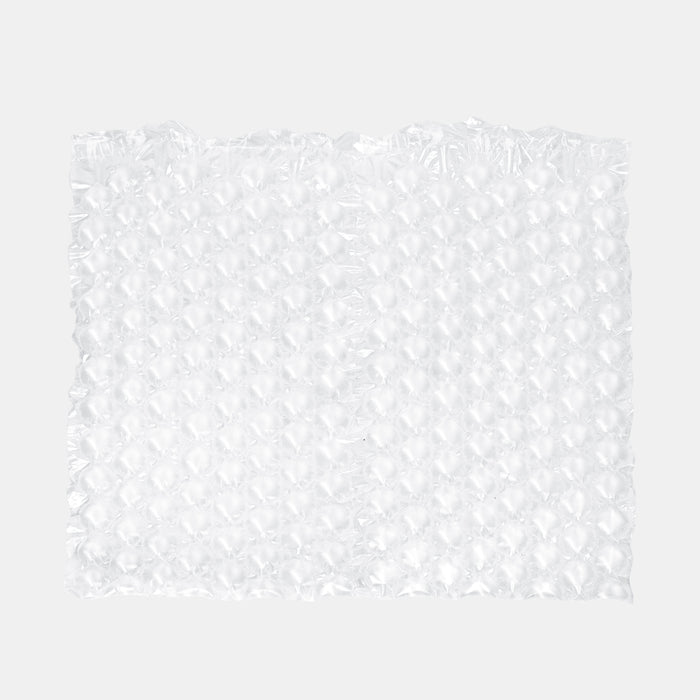 Flat section of inflated air bubble film from 570 × 320 mm roll