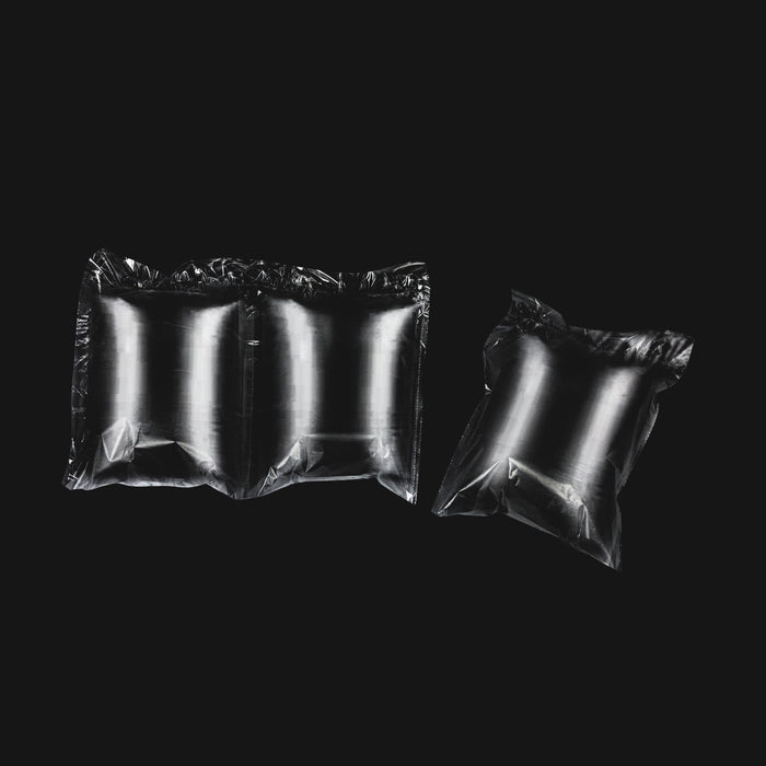 Angled view of PA nylon air pillows 200×150 mm, long-lasting protection