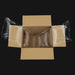 PA nylon air pillows 200×200 mm used as void fill inside cardboard box