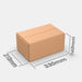 PAKFUL Universal M 50% parcel box 210×330×160 mm – closed cardboard box with dimensions labeled on white background