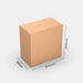PAKFUL Universal XL 100% parcel box 590×340×590 mm – closed cardboard box with dimensions labeled on white background