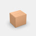 PAKFUL Universal XL 25% parcel box 300×340×300 mm – closed cardboard box on white background