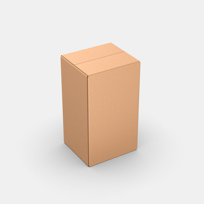 PAKFUL Universal XL 50% parcel box 300×340×590 mm – closed cardboard box on white background