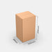 PAKFUL Universal XL 50% parcel box 300×340×590 mm – closed cardboard box with dimensions labeled on white background