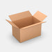 PASTS L 100% parcel locker box 570×370×370 mm – open cardboard box on white background