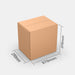 PASTS L 50% parcel locker box 290×370×370 mm – cardboard box with dimensions labeled on white background