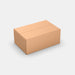 PASTS M 100% parcel locker box 570×370×240 mm – closed cardboard box on white background