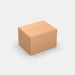 PASTS M 50% parcel locker box 290×370×240 mm – closed cardboard box on white background