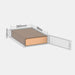PASTS S 100% parcel locker box 570×370×110 mm – cardboard box placed in S-size parcel locker compartment