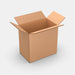 Smart Posti L 50% parcel locker box 210×330×610 mm – open cardboard box on white background