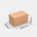 Smart Posti M 50% parcel locker box 210×330×360 mm – cardboard box with dimensions labeled on white background