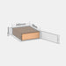 Smart Posti S 100% parcel locker box 410×330×110 mm – cardboard box placed in S-size parcel locker compartment