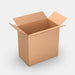 Smart Posti XL 100% parcel locker box 590×350×590 mm – open cardboard box on white background