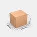 Smart Posti XL 25% parcel locker box 300×350×300 mm – cardboard box with dimensions labeled on white background