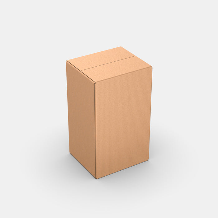 Smart Posti XL 50% parcel locker box 300×350×590 mm – closed cardboard box on white background