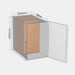 Smart Posti XL 50% parcel locker box 300×350×590 mm – cardboard box placed in half of an XL-size parcel locker compartment