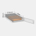 Unisend S 50% parcel locker box 300×300×70 mm – cardboard box placed in S-size parcel locker compartment