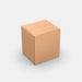 Unisend XL 50% parcel locker box 300×340×370 mm – closed cardboard box on white background