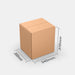 Unisend XL 50% parcel locker box 300×340×370 mm – cardboard box with dimensions labeled on white background