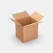 Unisend XL 50% parcel locker box 300×340×370 mm – open cardboard box on white background