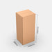 Unisend XL 70% parcel locker box 300×340×735 mm – cardboard box with dimensions labeled on white background