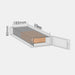 Unisend XS 50% parcel locker box 300×175×70 mm – cardboard box placed in XS-size parcel locker compartment